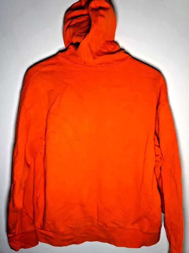 Vintage 90s Nike Center Swoosh Sweatshirt Hoodie Medium Grey Tag Orange Y2K product image (1)