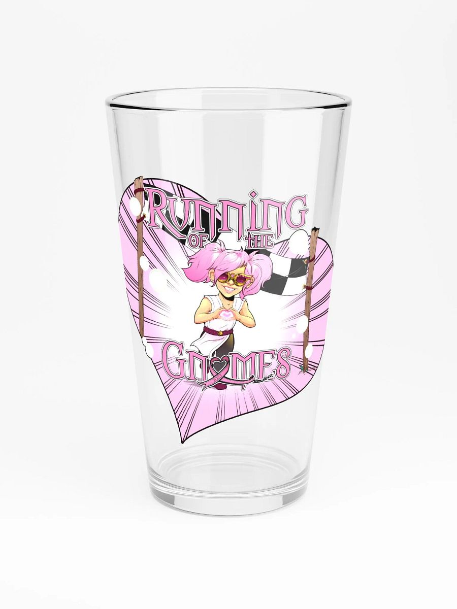 Running of the Gnomes Heart Racer- by Mischi - Pint Glass product image (3)