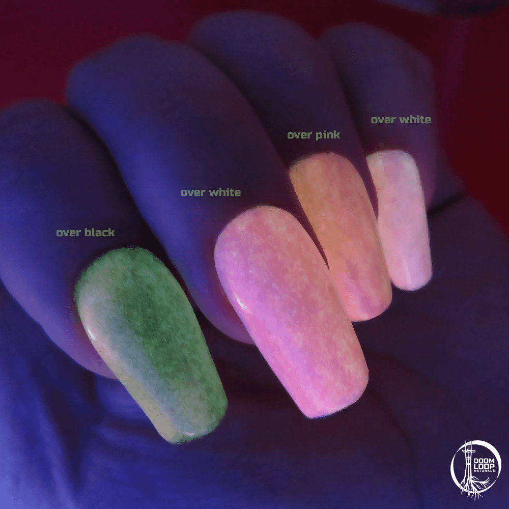 RADIOACTIVE SHRIMP - Pink Jelly Glow-In-The-Dark Nail Polish product image (4)
