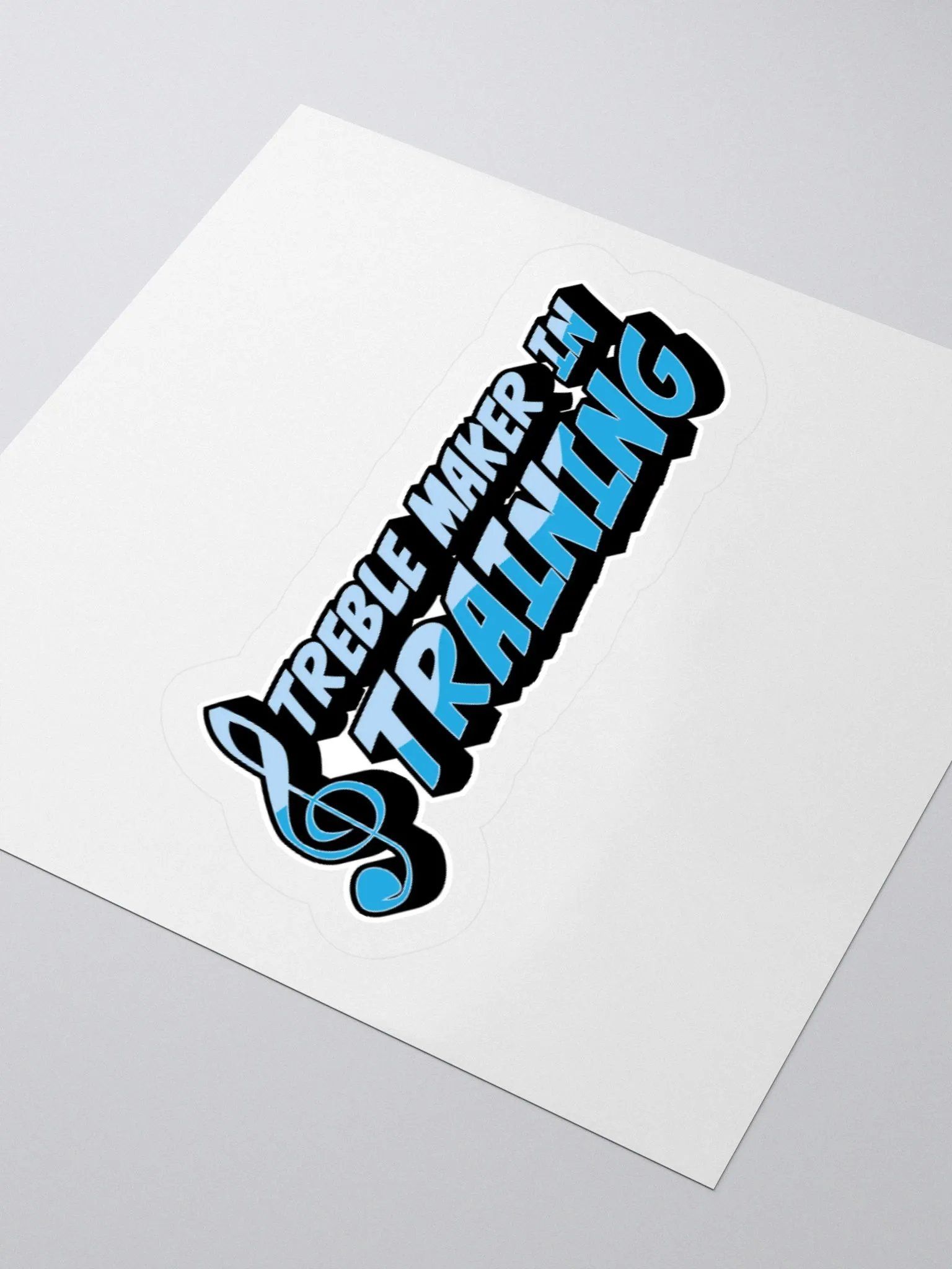 “Treble Maker in Training” Sticker Design product image (3)