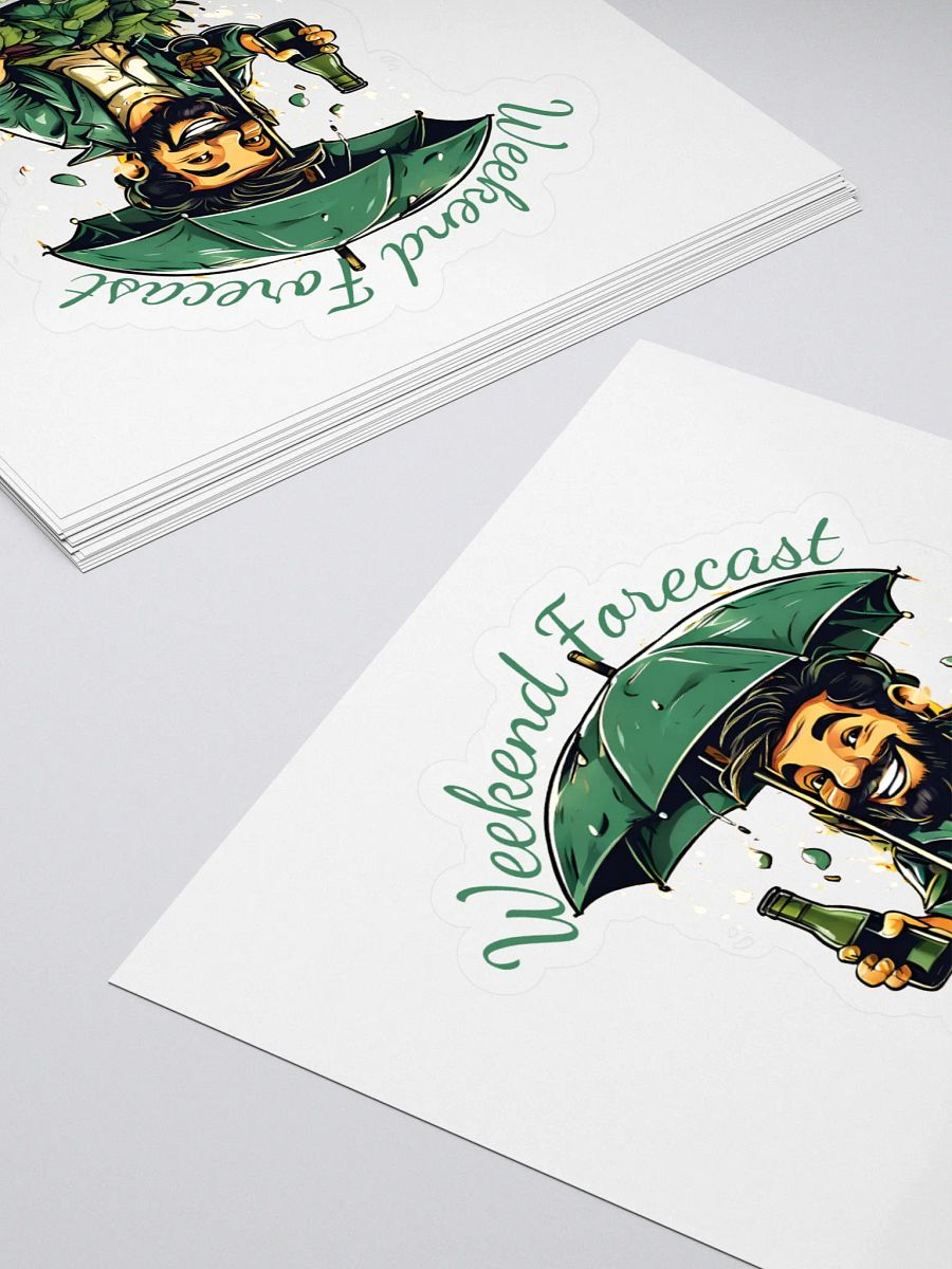 Weekend Forecast: 100% Chance of Drinks Sticker product image (4)