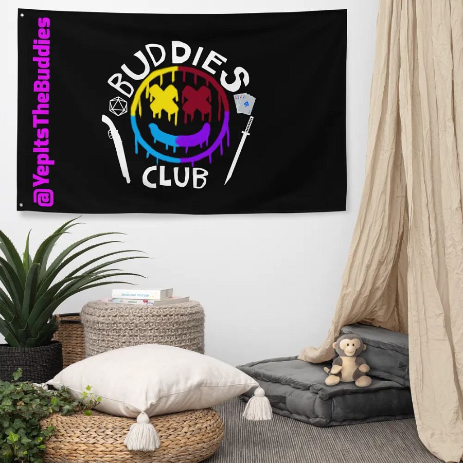 Buddies Club Flag (Dark Mode) product image (5)