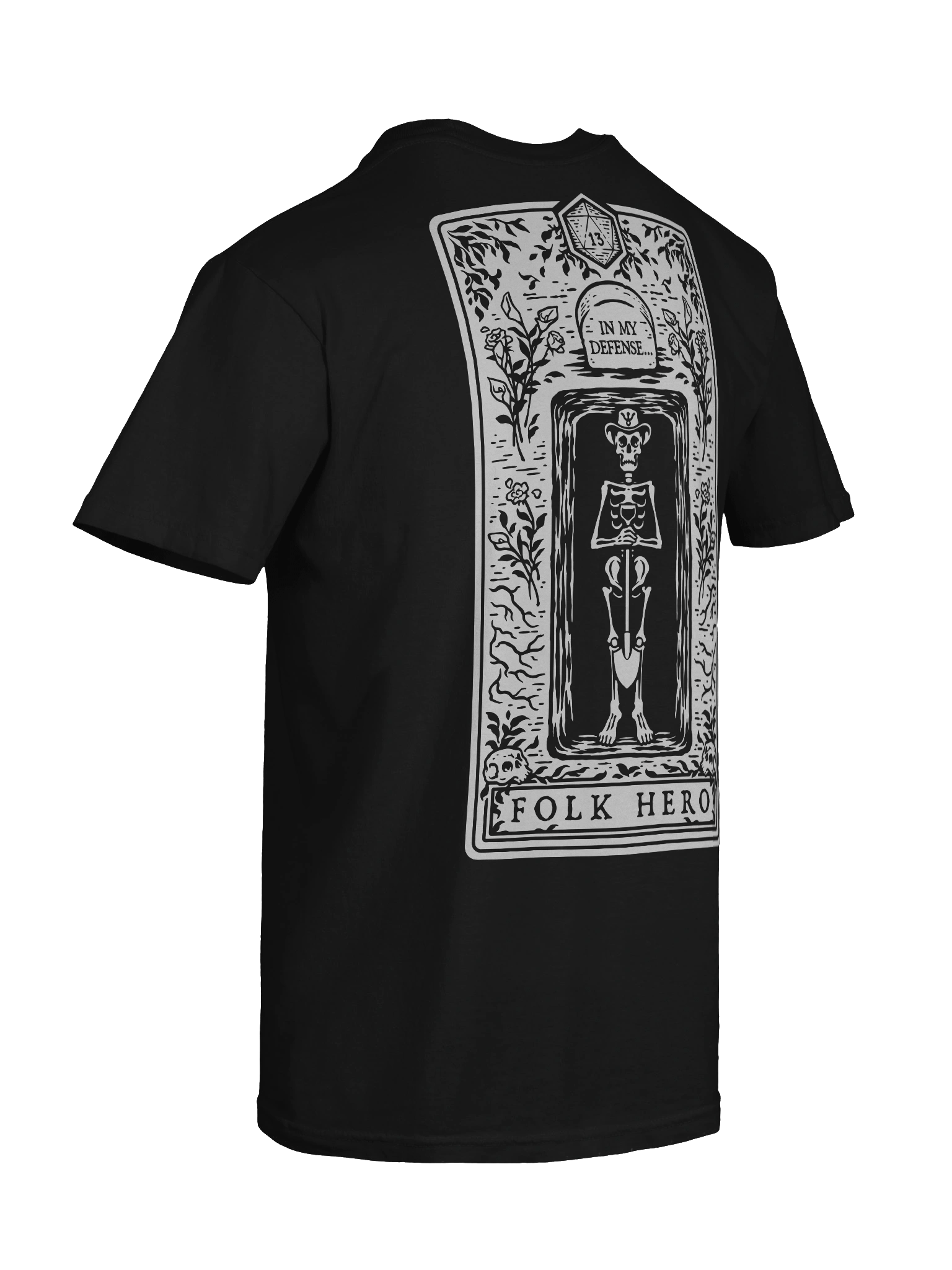 Disgraced Folk Hero (Black T-Shirt) product image (12)