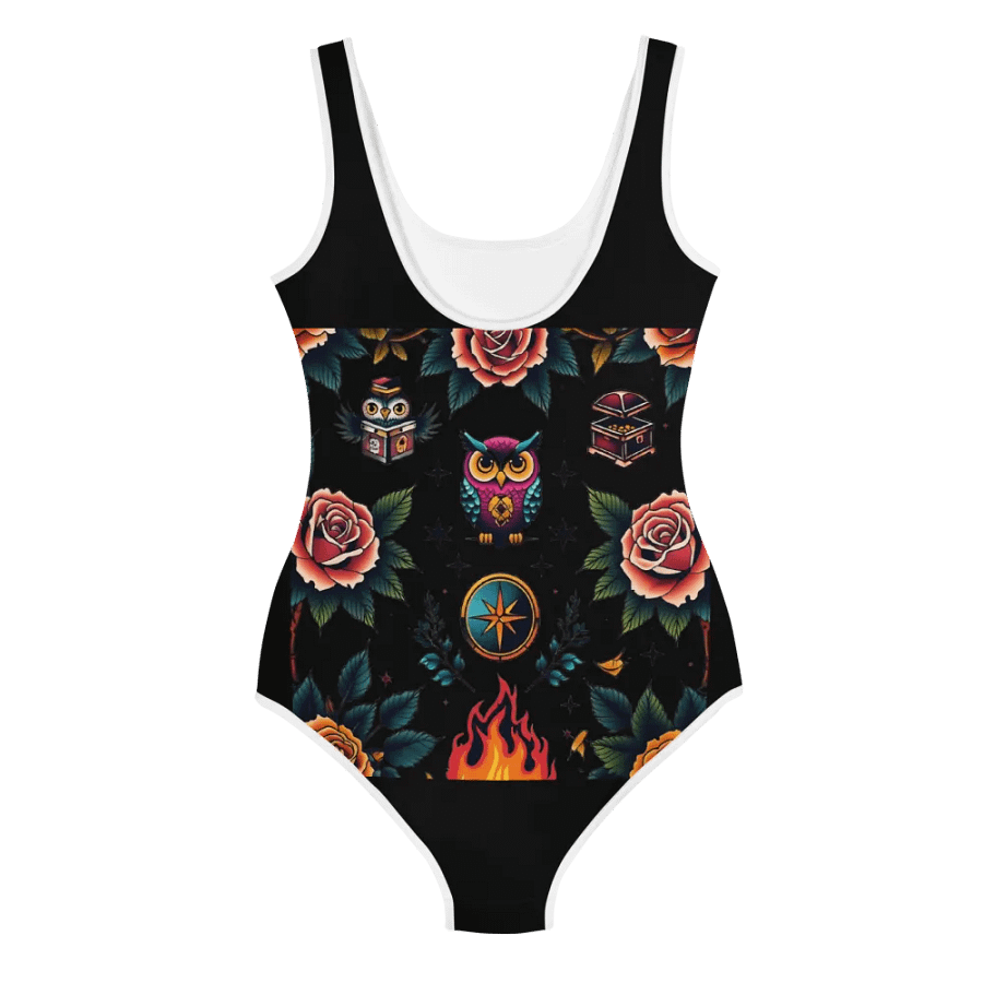 Owl's Wisdom Youth Swimsuit product image (2)