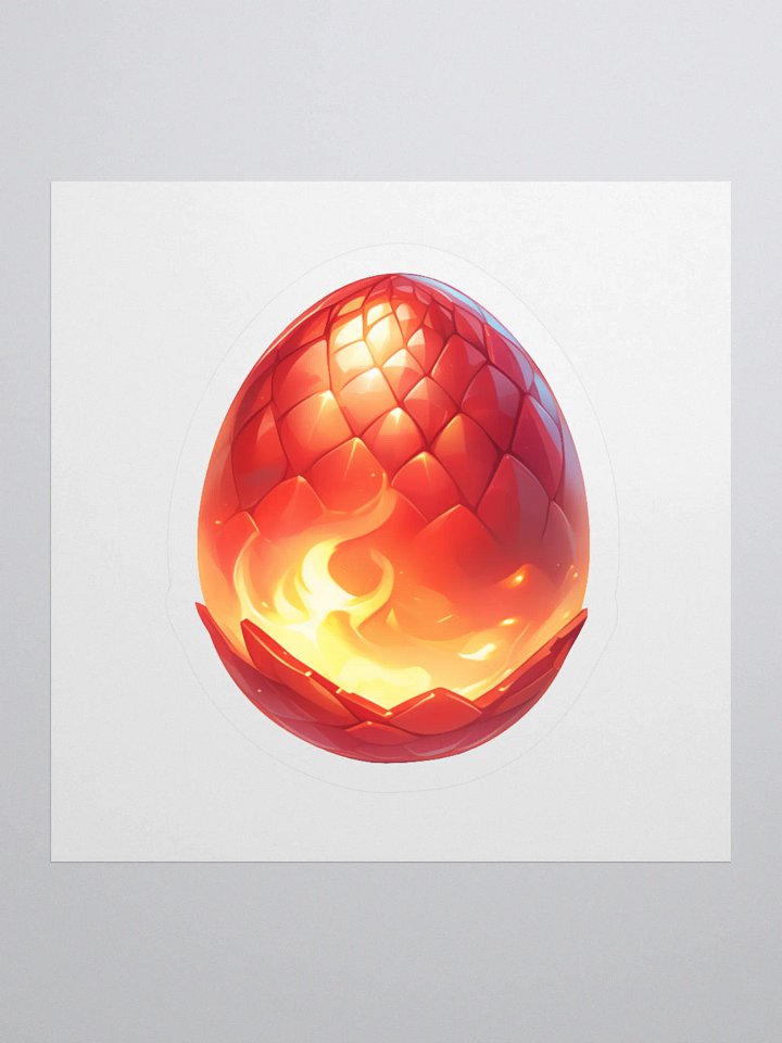 Red Dragon Egg - Sticker product image (2)
