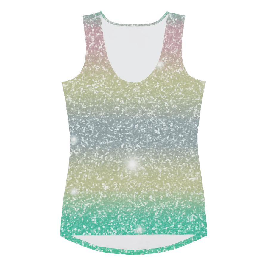 Glitter Unicorn Texture Design Tank Top (1) product image (3)