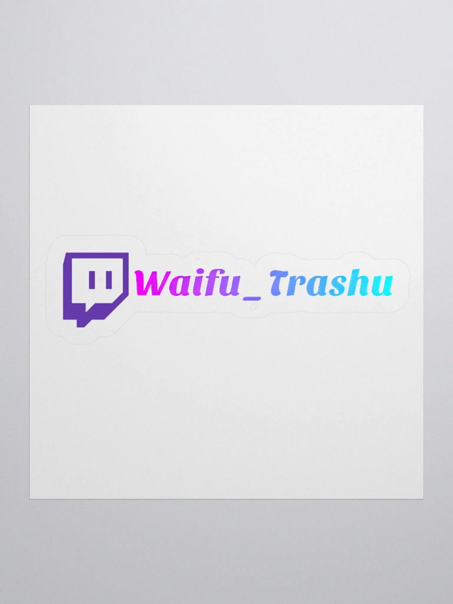 Waifu_Trashu Gradient Logo Stickers product image (2)