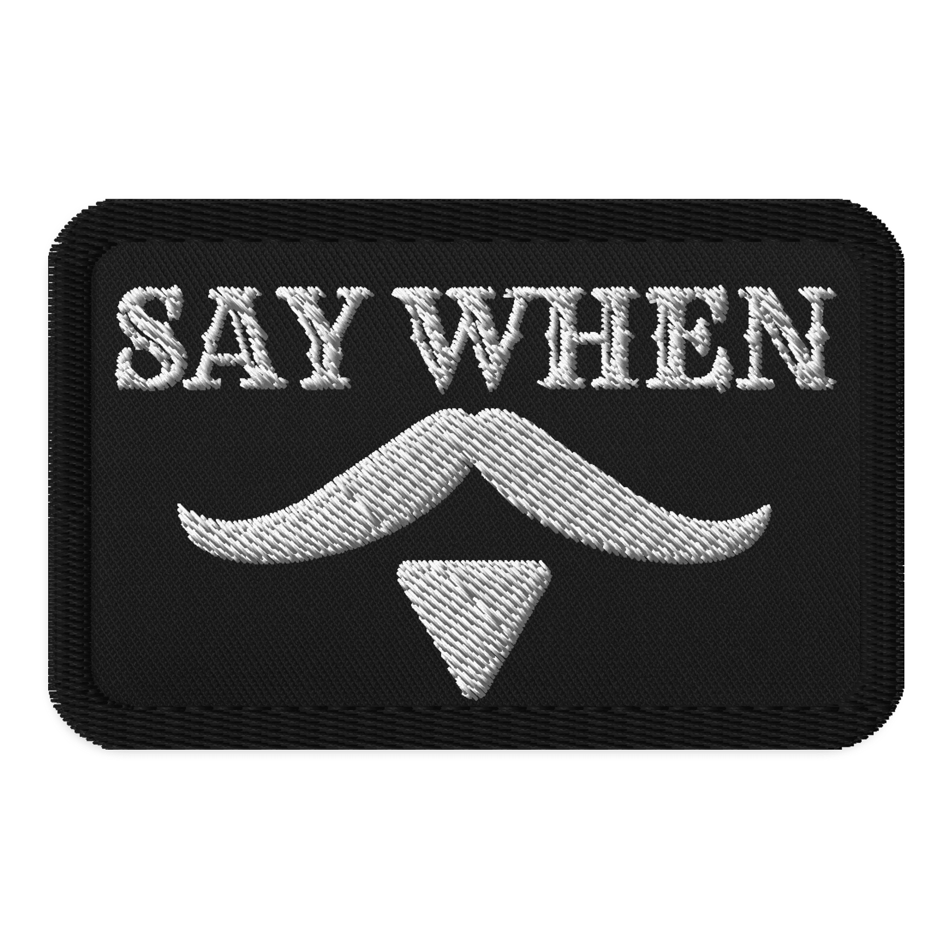 Whiskered Wonder Embroidered Patch product image (1)