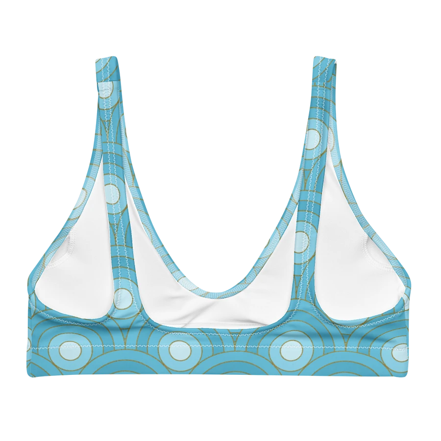 Beautiful Retro Bullseye Pattern Padded Bikini Top product image (2)