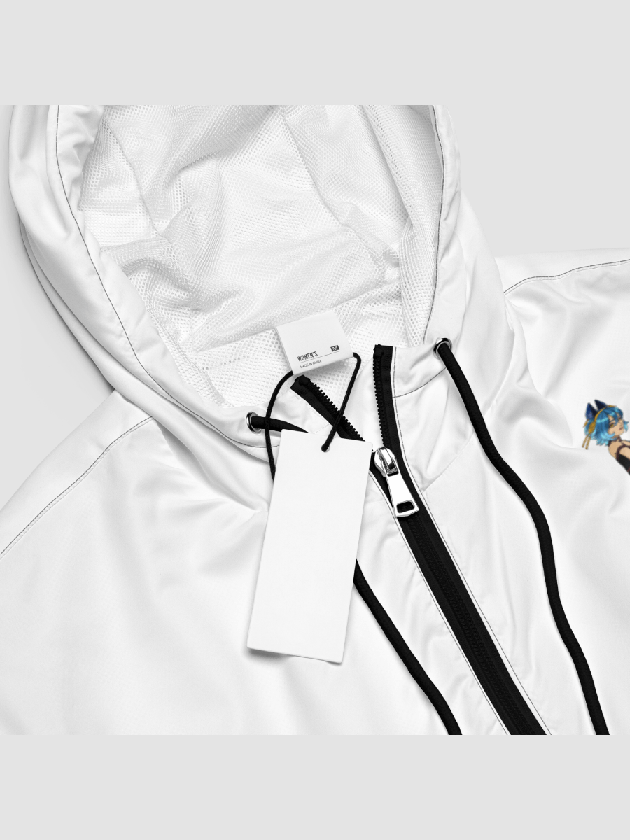 [ItsRizzleFizzle] All-Over Print Women's Cropped Windbreaker Sublicolor 915 product image (3)