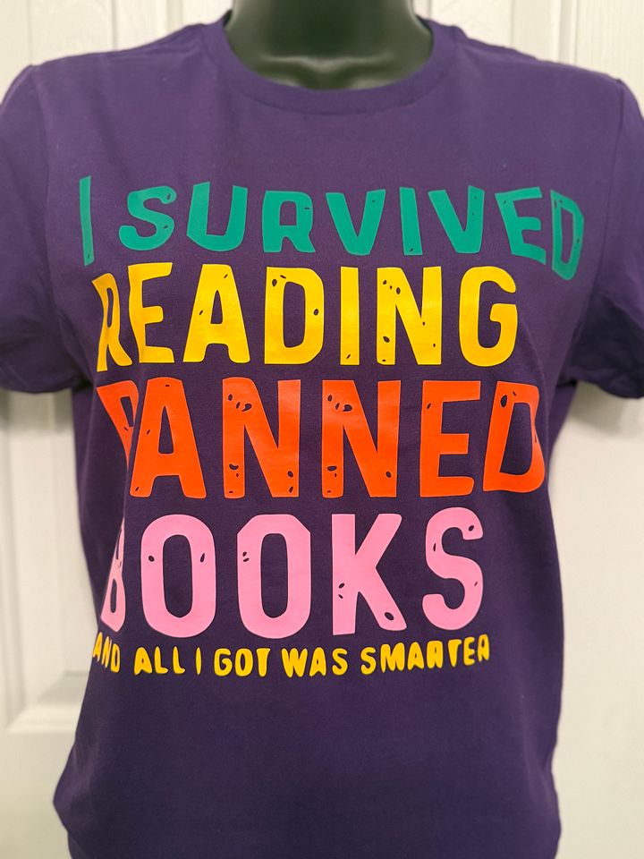 I Survived Reading Banned Books tshirt product image (1)