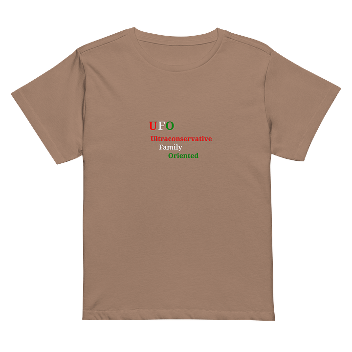 UFO Ultraconservative Family Oriented Tee product image (2)