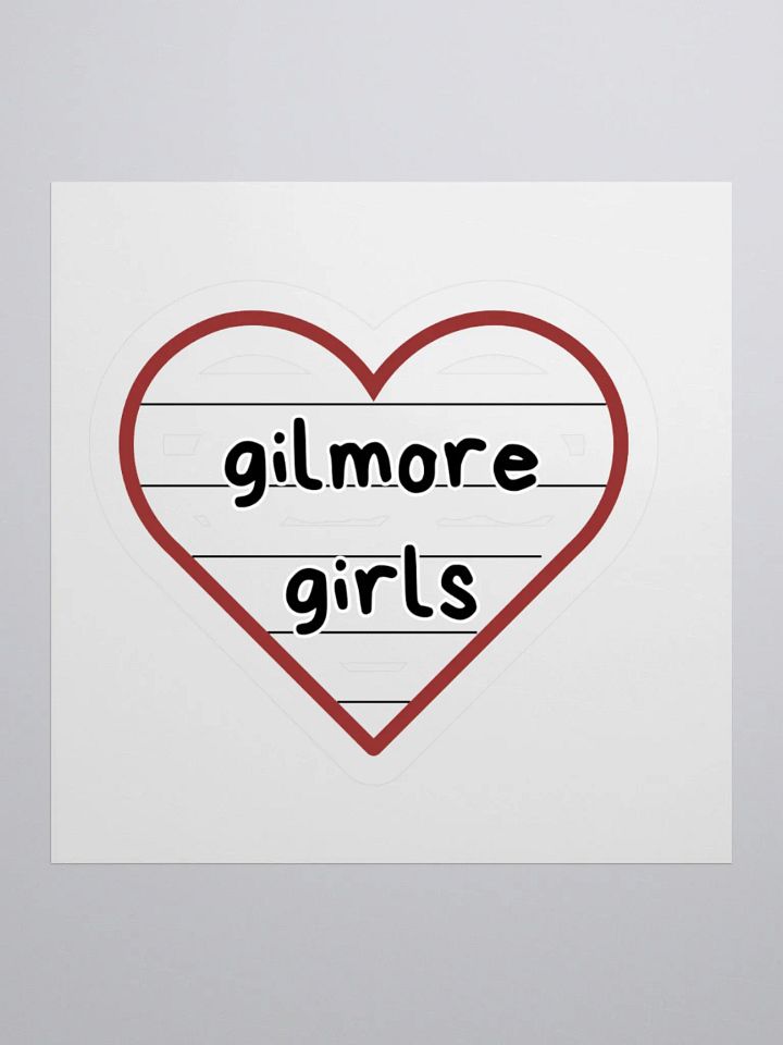 Gilmore Girls Heart - Sticker product image (2)