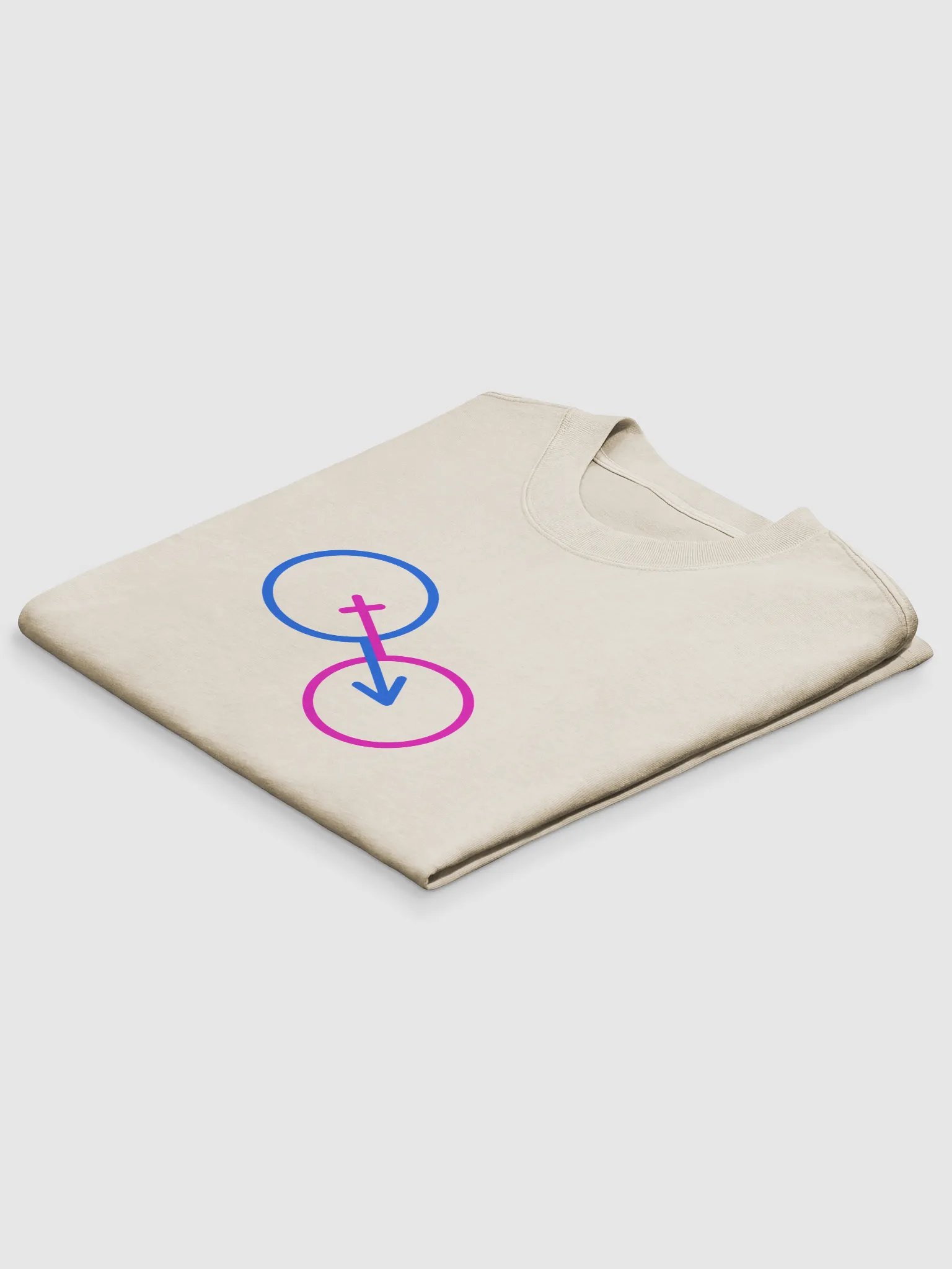 Traditional Genders Symbol Fusion Oversized Tee product image (4)