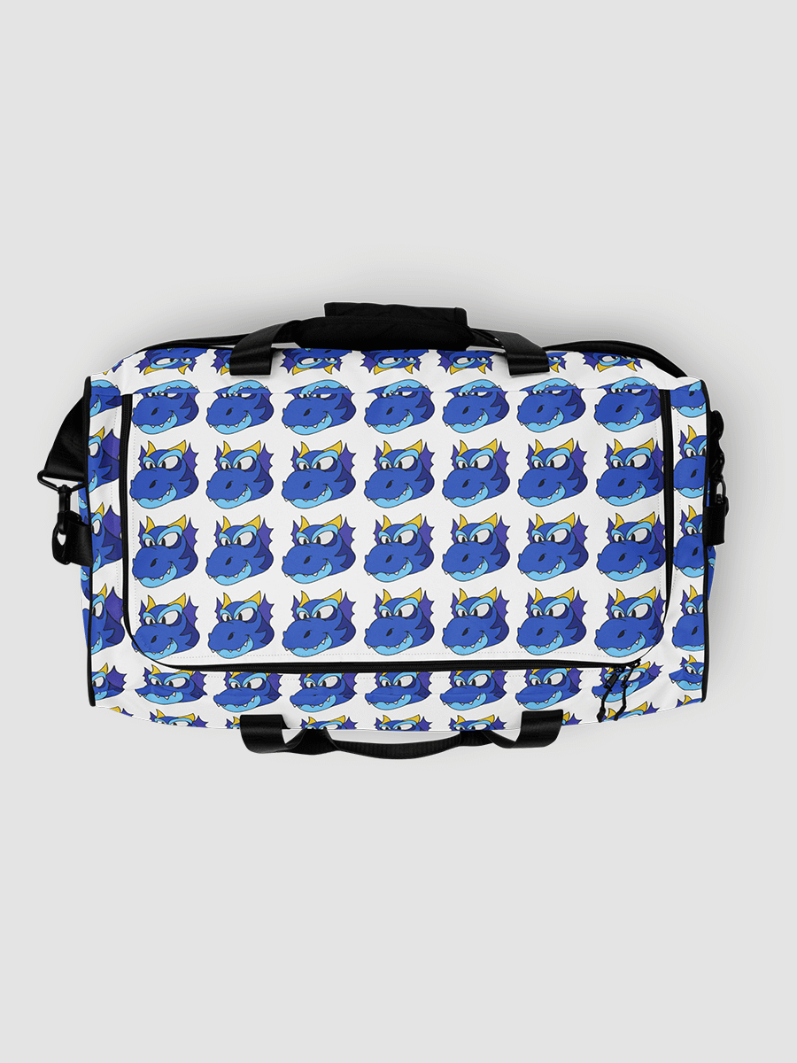 Happy Blue Dragon All-Over Print Duffle Bag product image (6)