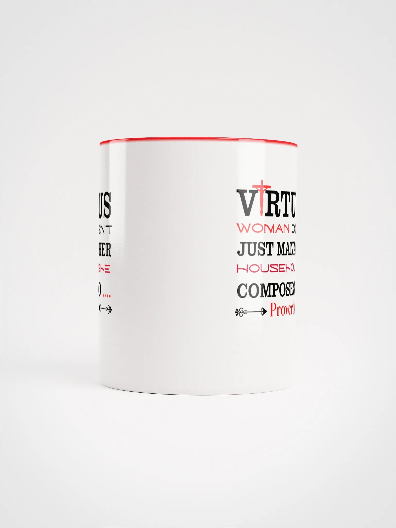 Virtuous Woman Inspirational Ceramic Mug product image (2)
