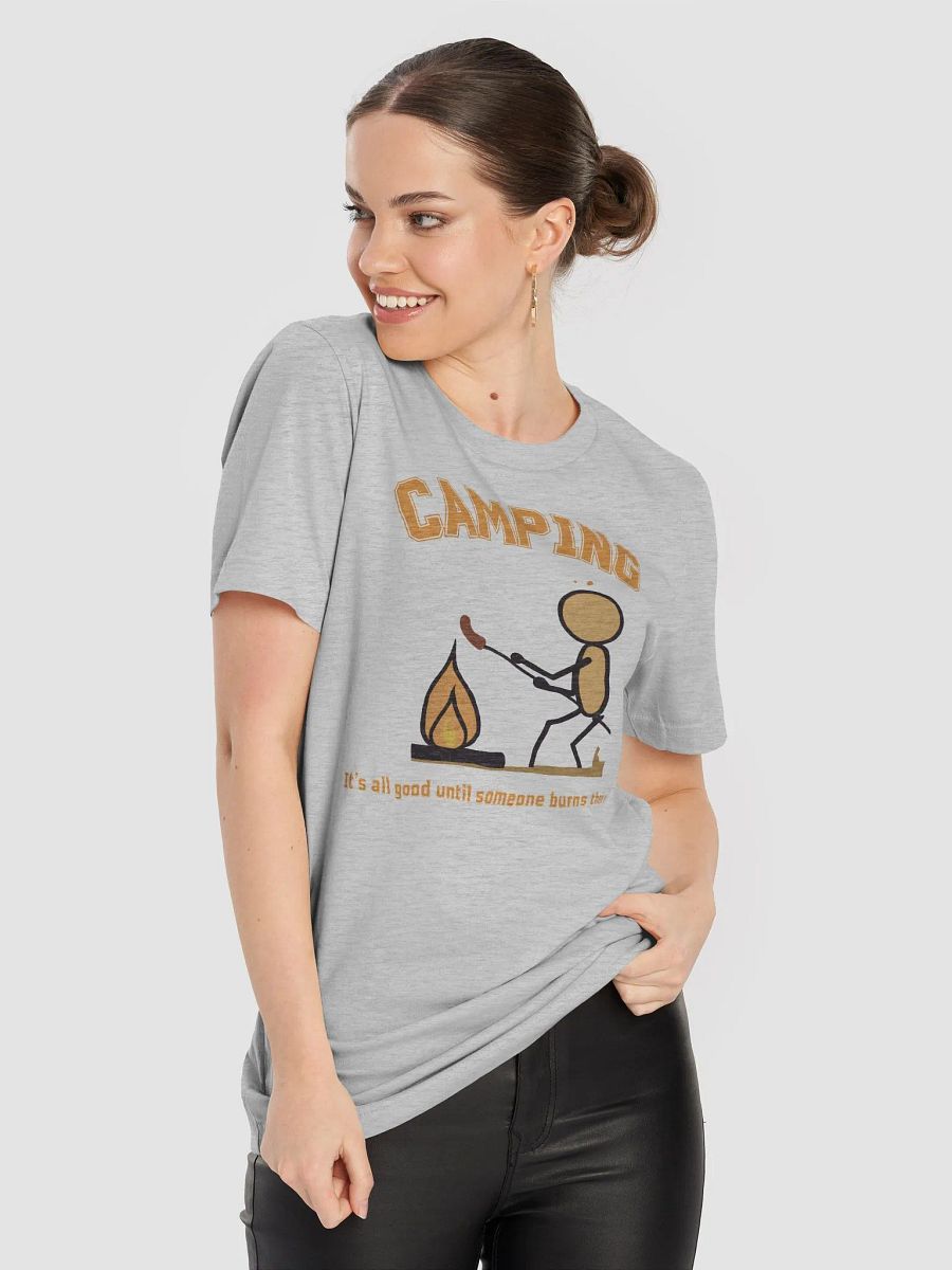 Campfire Fun Stick Figure Camping T-Shirt product image (3)