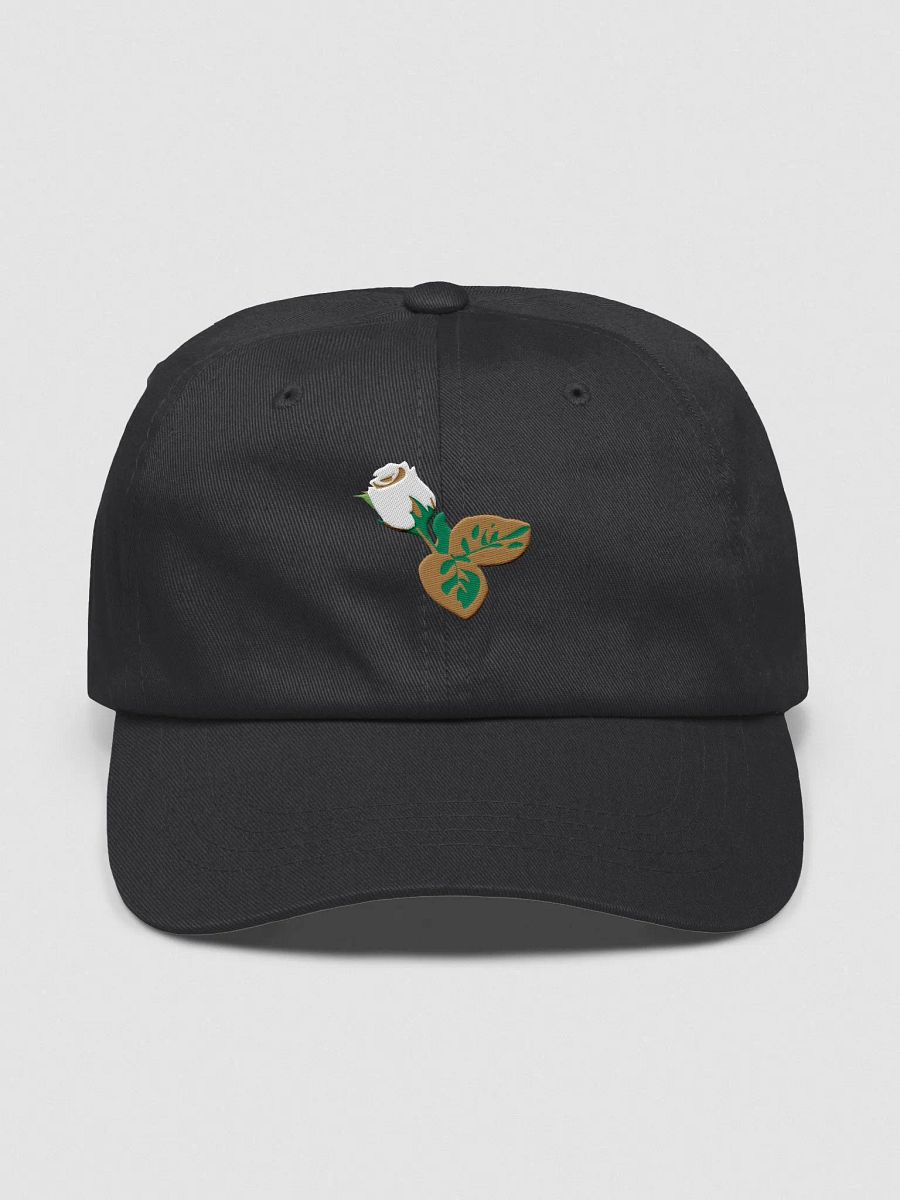white rose _ Dad Hat product image (1)