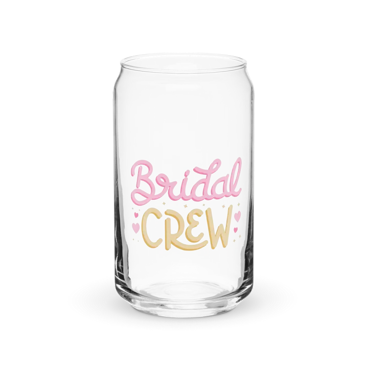 Bridal Crew Can-Shaped Glass product image (2)