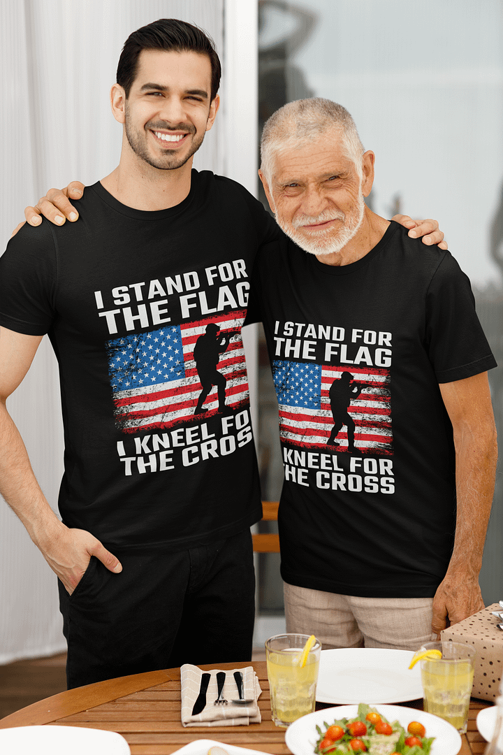 Patriotic Bella Canvas Tshirt I stand for the flag product image (1)