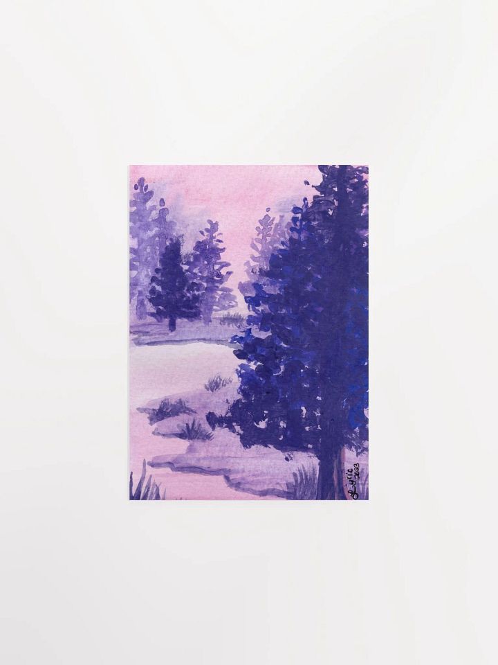 Purple Hazed Trees by Lyric Rivera product image (6)