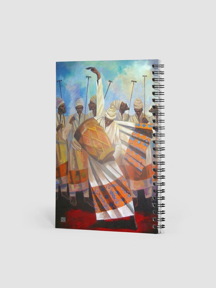 Ethiopian Orthodox Mezmur Debter Spiral Notebook – Ge’ez Amharic Hymn Journal for Church & Prayer Use-Spiral Notebook product image (2)