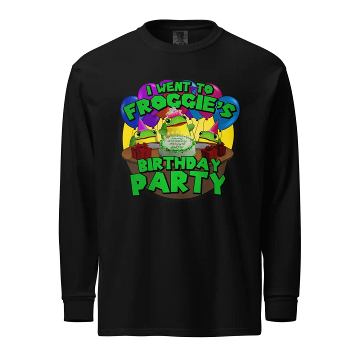 LIMITED FROGGIE'S BIRTHDAY LONG SLEEVE product image (1)