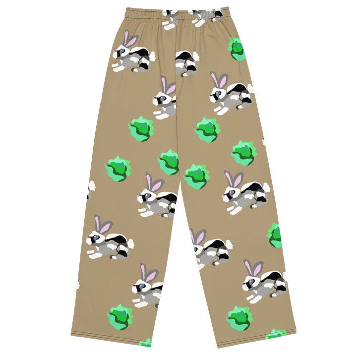 Bunnies Pattern Wideleg Pants product image (1)