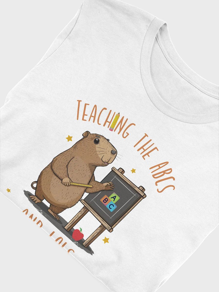 Back To School Cute Capybara Teacher T-Shirt product image (7)