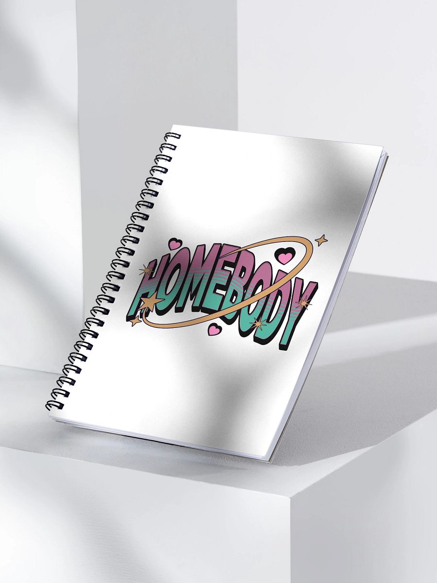 Homebody Hearts Orbitals Spiral Notebook product image (3)