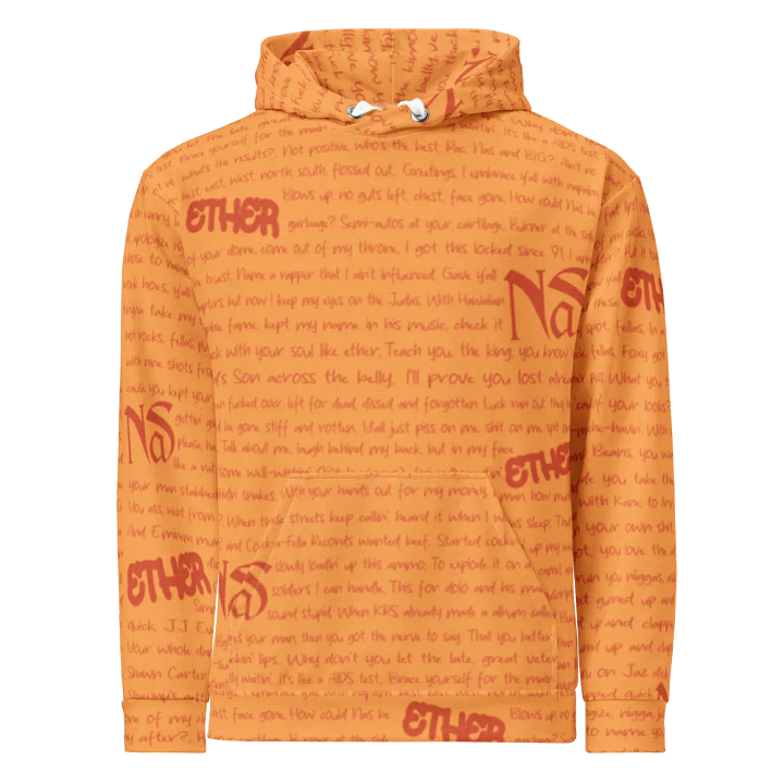 Ether - Nas - Orange - Unisex Hoodie product image (2)