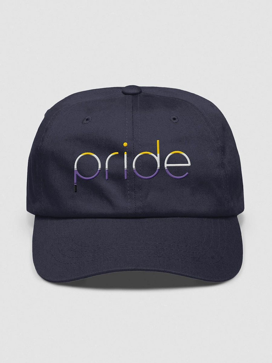 nonbinary pride in lowercase - Embroidered Hat product image (1)