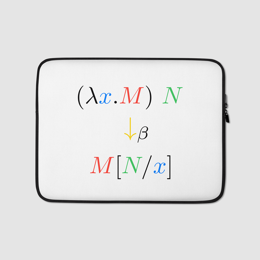 Beta Reduction Laptop Sleeve product image (1)