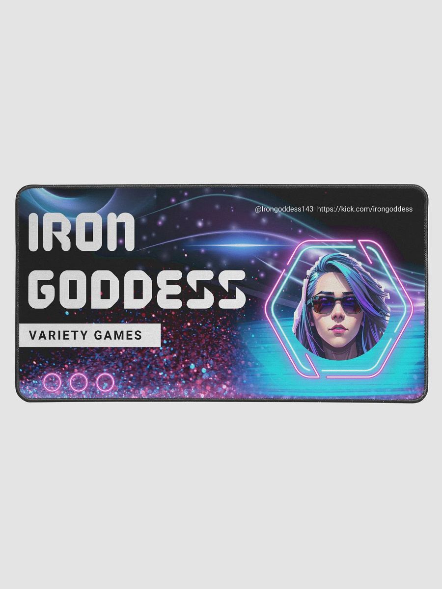 Neon Shield Gaming Desk Mat product image (1)