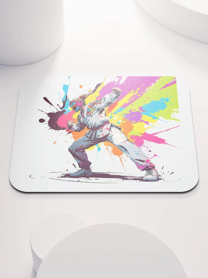 Classic Mouse Pad ( D_0144_Color Kick Taekwondo Boy of the Streets ) product image (1)
