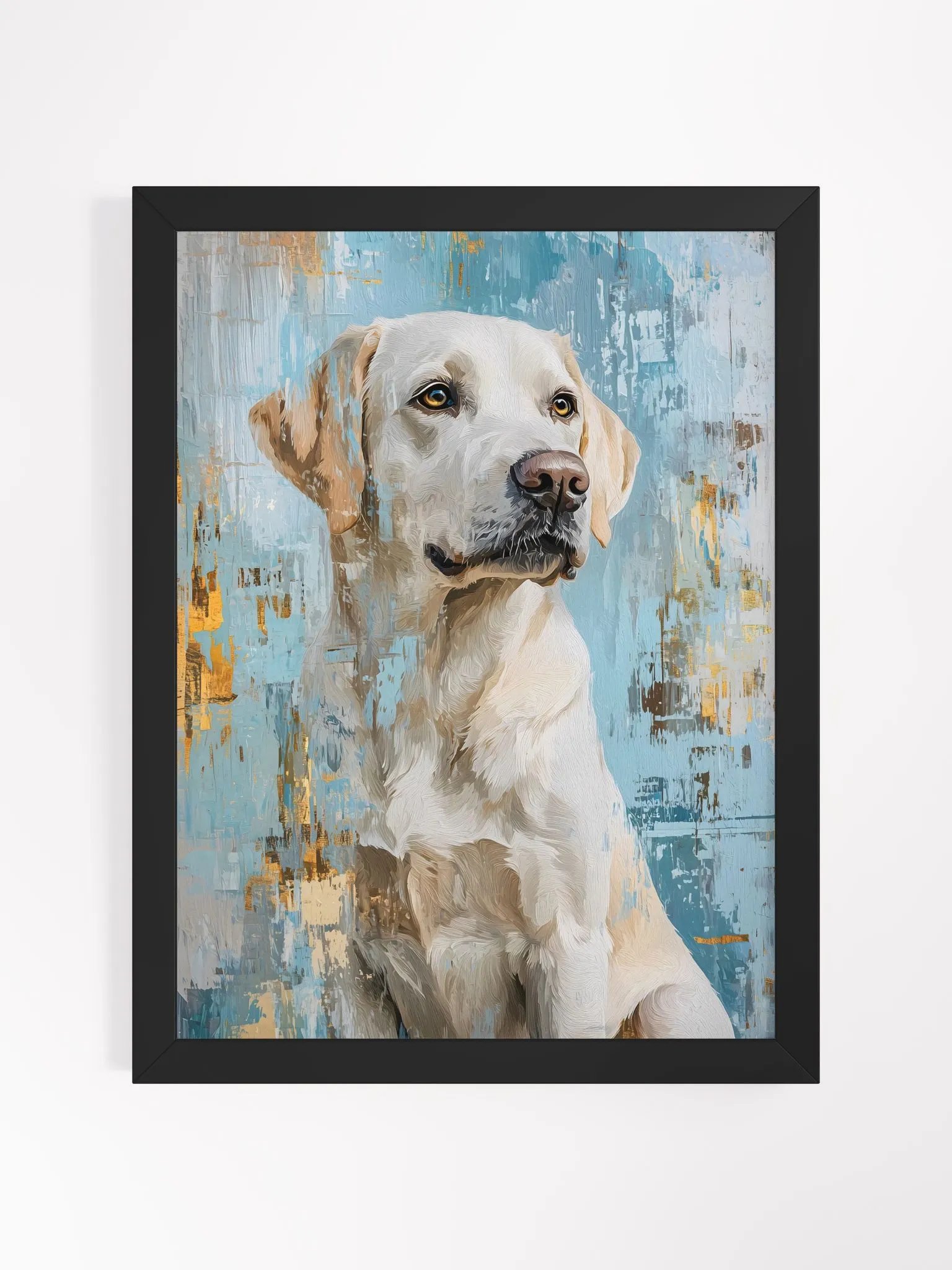 Labrador Retriever Abstract Framed Poster Art product image (8)