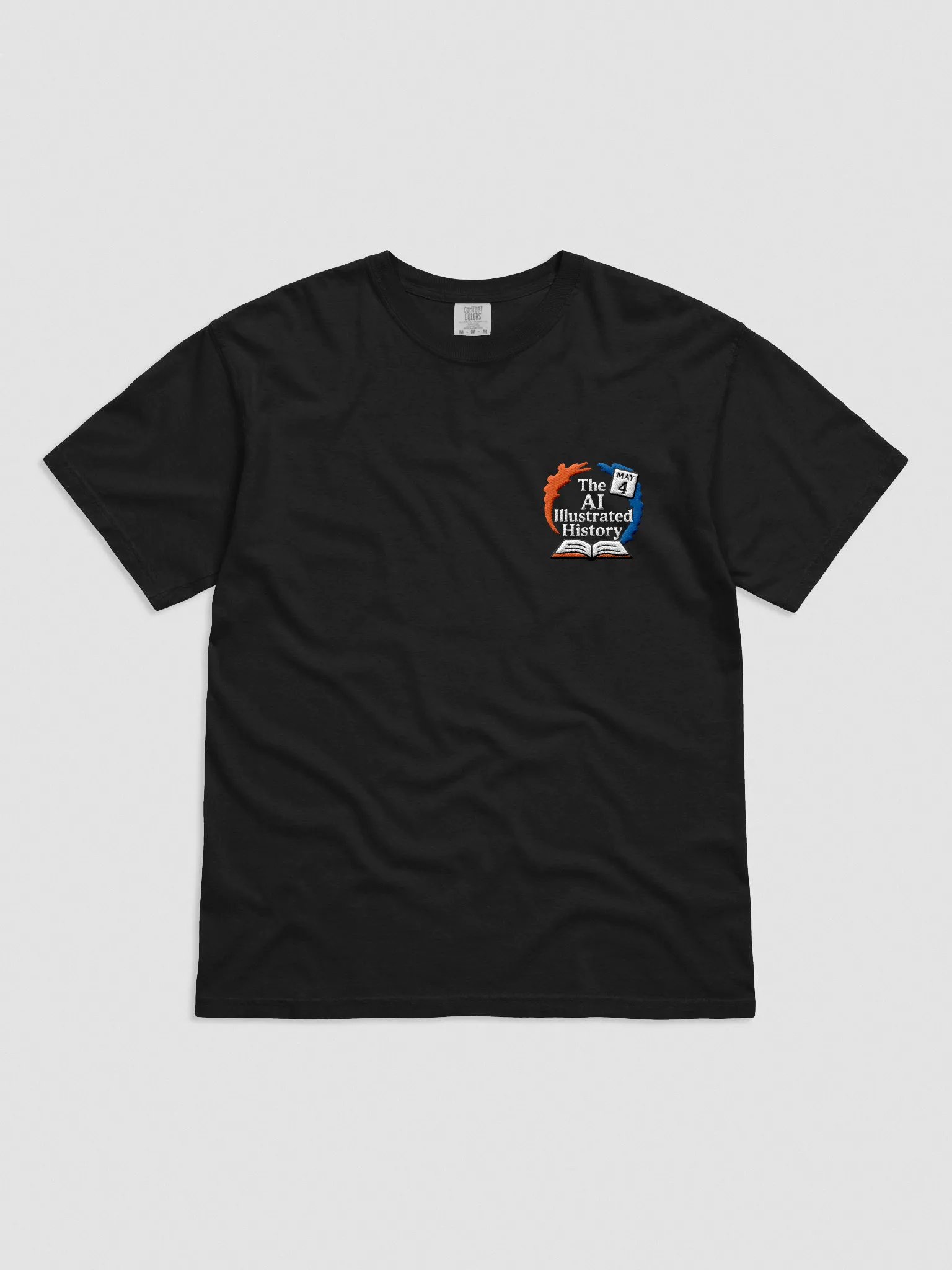 The Illustrated History Tee (Dark) – For the Time Travelers at Heart product image (3)