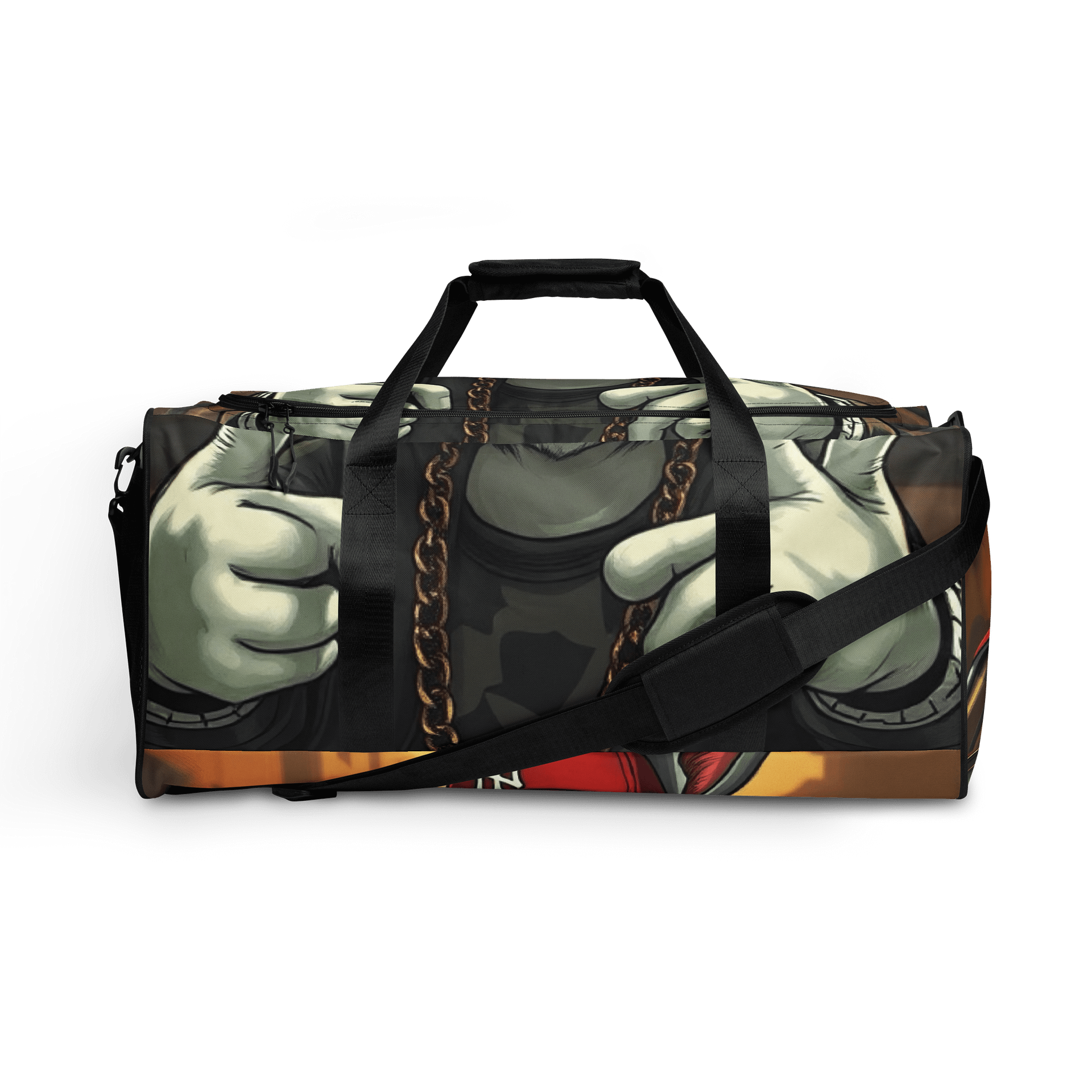 1goldchain duffle bag product image (1)