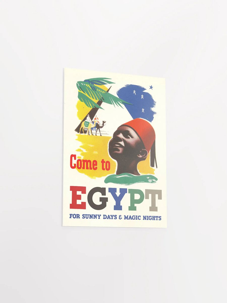Come to Egypt, 1937 — retro vintage travel poster, retro travel art, retro travel wall art product image (8)