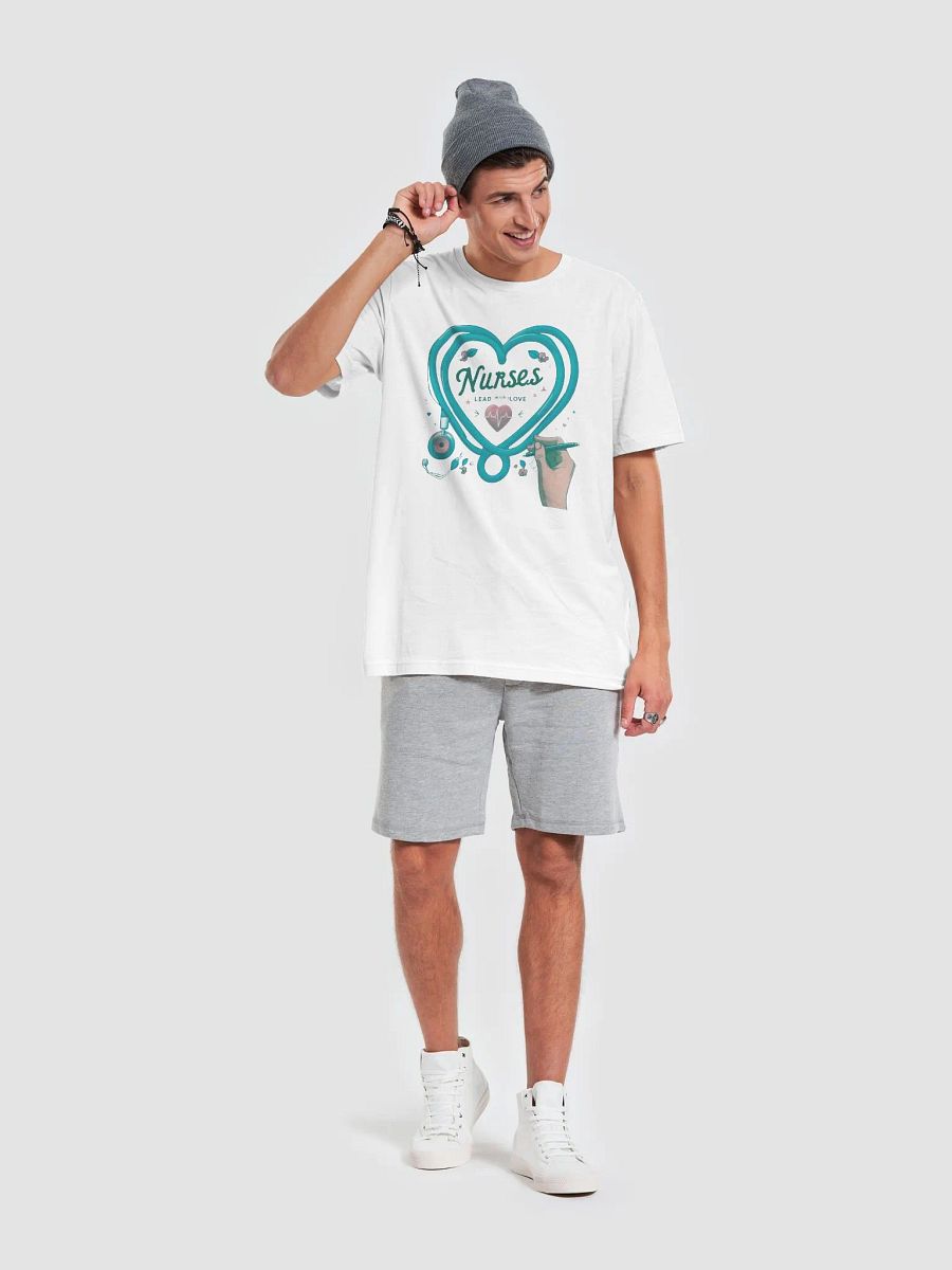 Heartfelt Nurses Lead with Love T-Shirt product image (52)