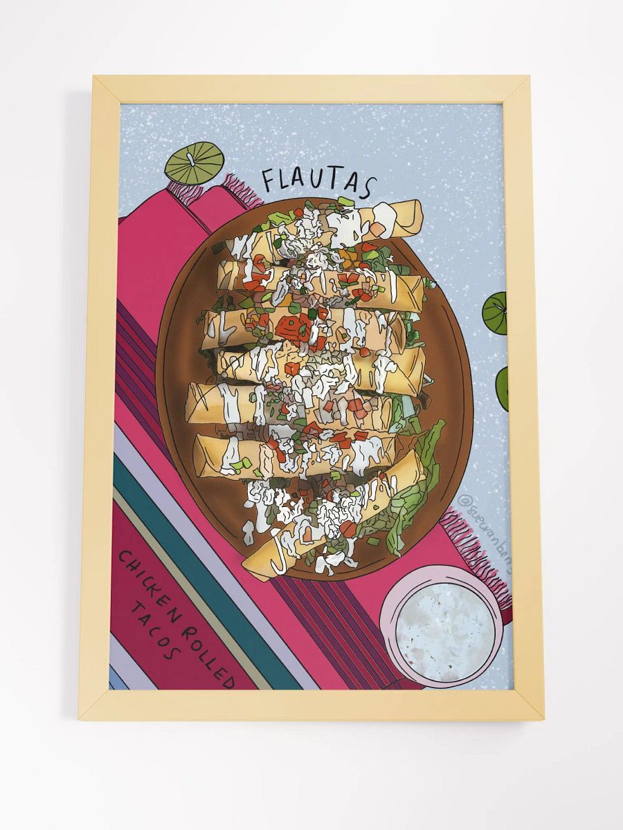 Flautas Framed Poster product image (4)