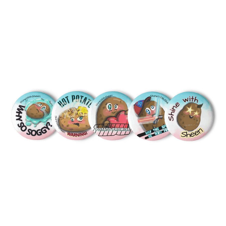 Chonky ShineWithSheen Spuddy Pins product image (6)