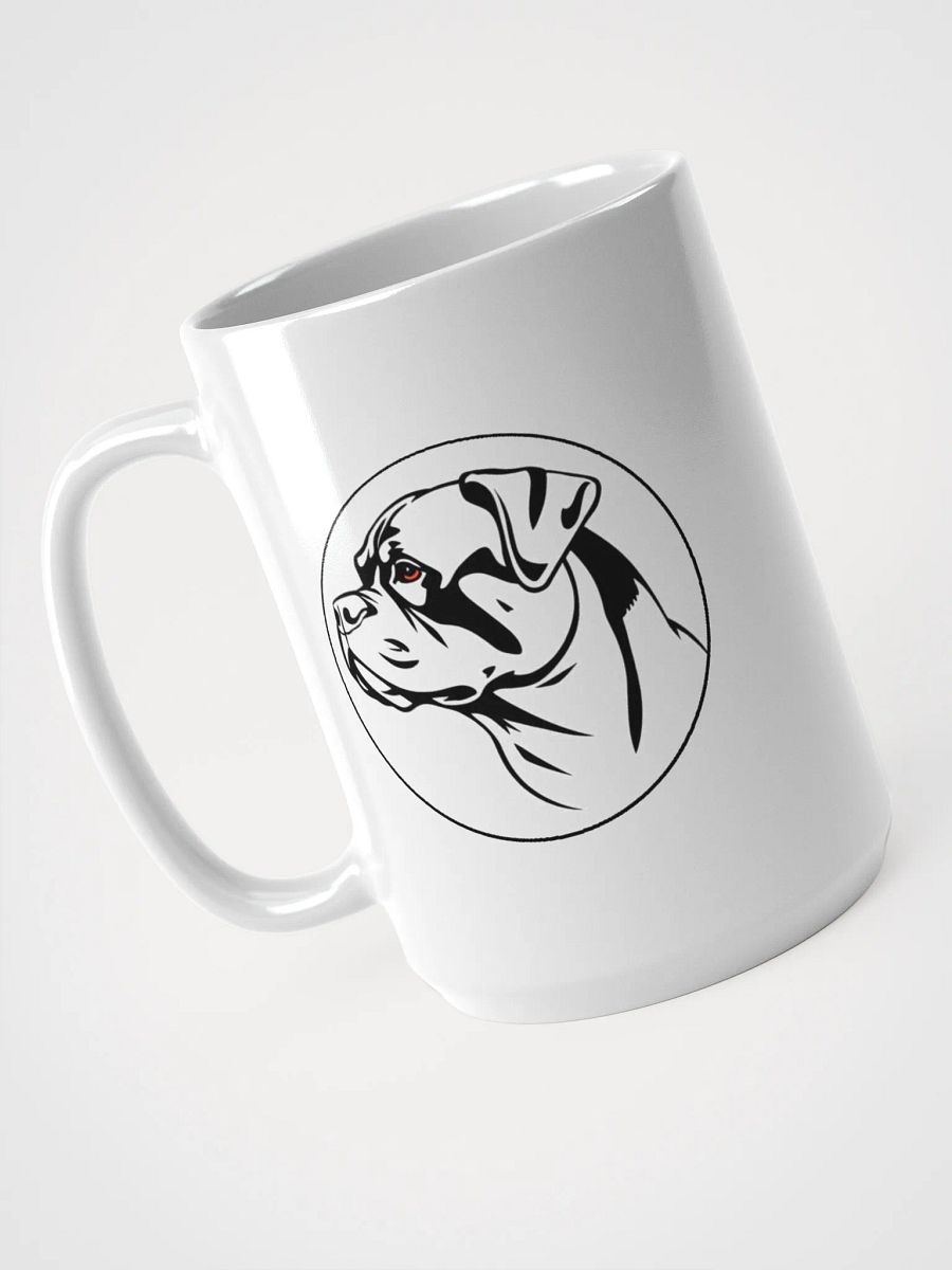 Boxer Dog Design White Glossy Mug product image (4)