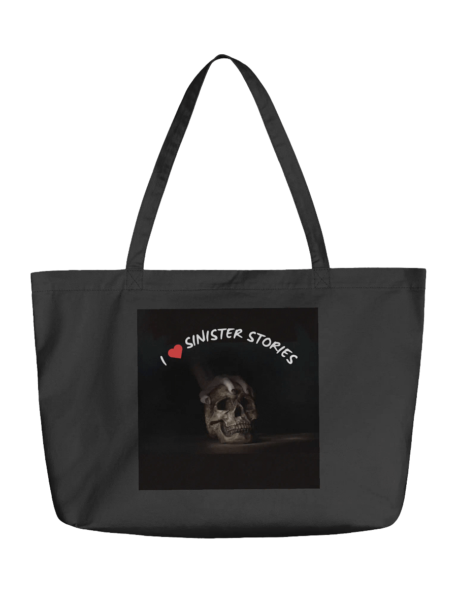 Sinister Stories Organic Tote – “Carry the Fear” Limited Edition product image (1)