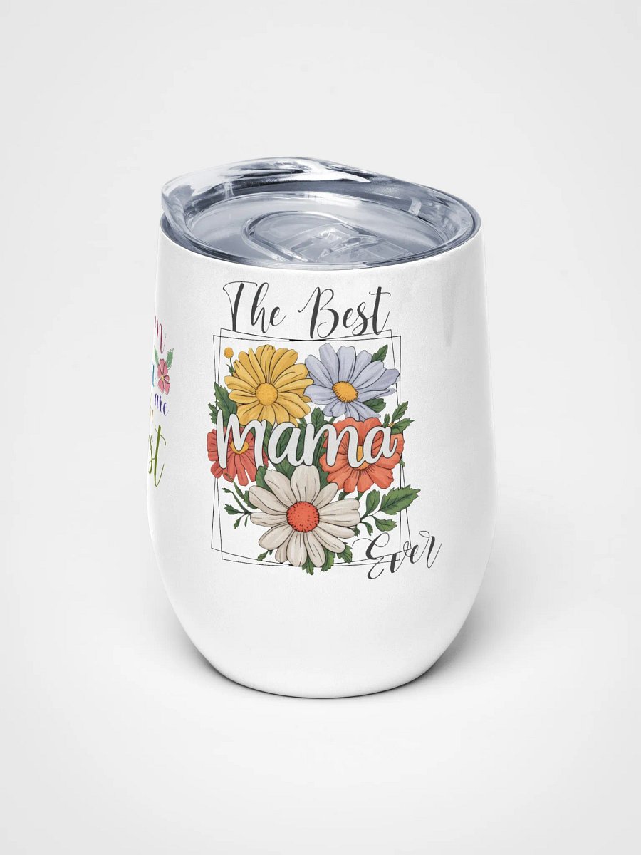 Floral Mama Wine Tumbler product image (1)