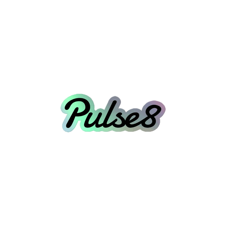 Pulse8 Logo Holo Sticker product image (1)