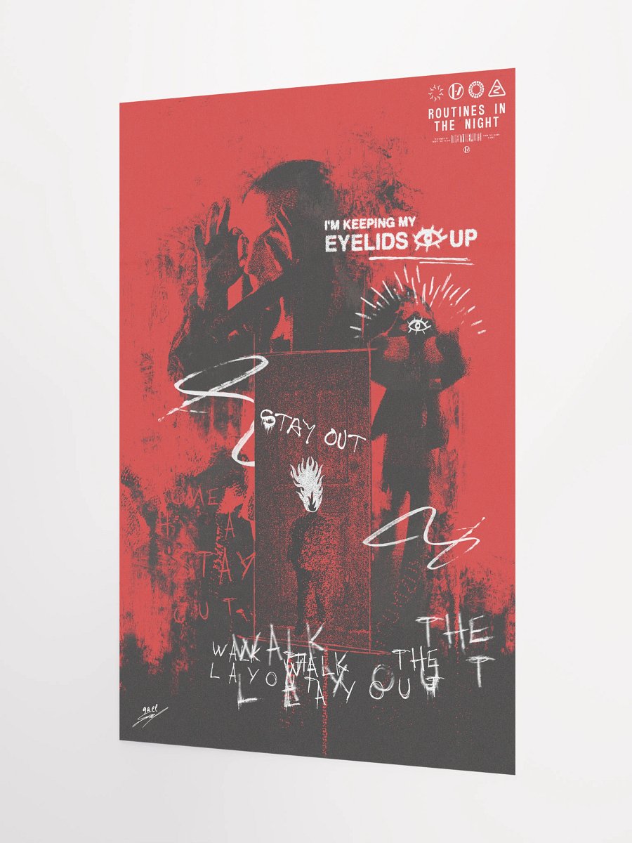Twenty One Pilots - Routines In The Night Poster (RED VERSION) product image (9)