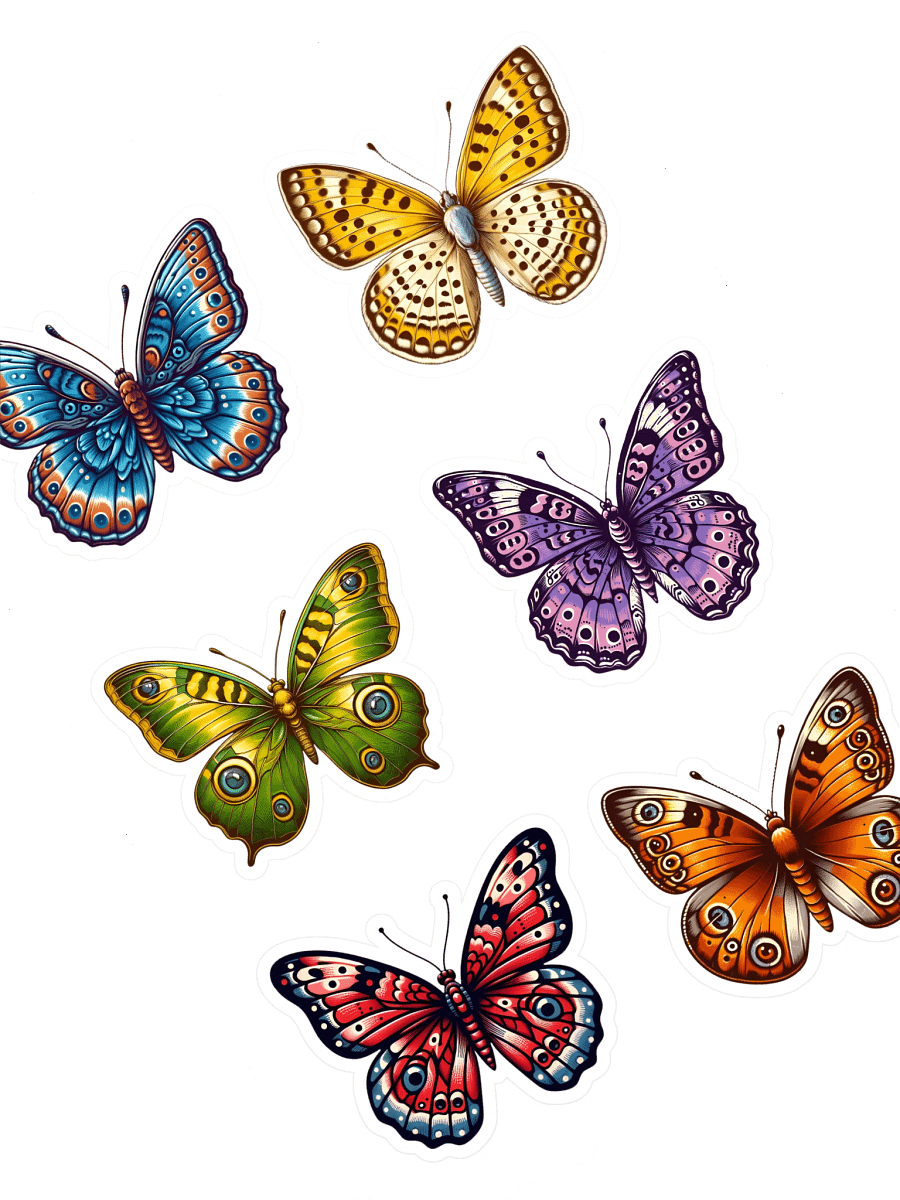 6 Butterfly Sticker Sheet product image (1)