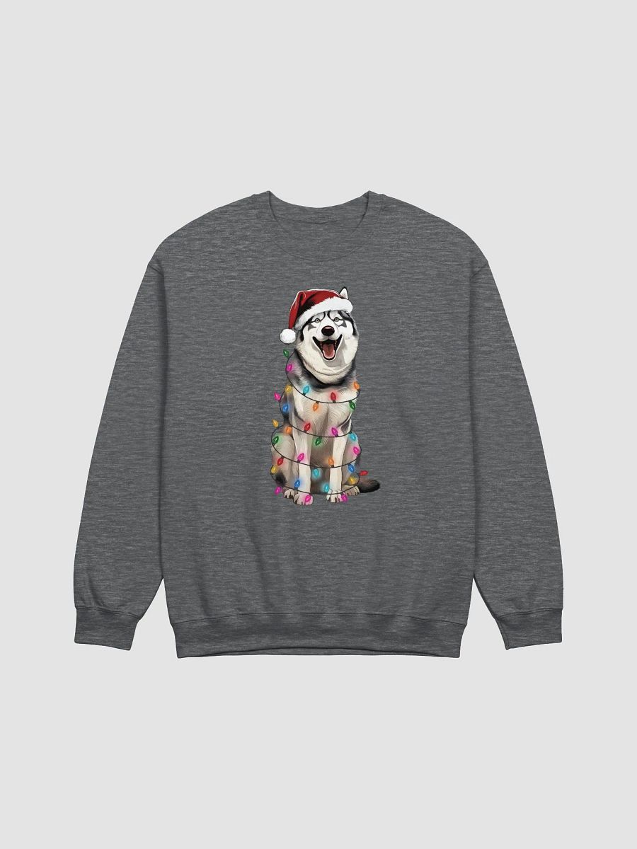 Funny Siberian Husky Christmas Sweatshirt for Husky Paw-rents product image (3)