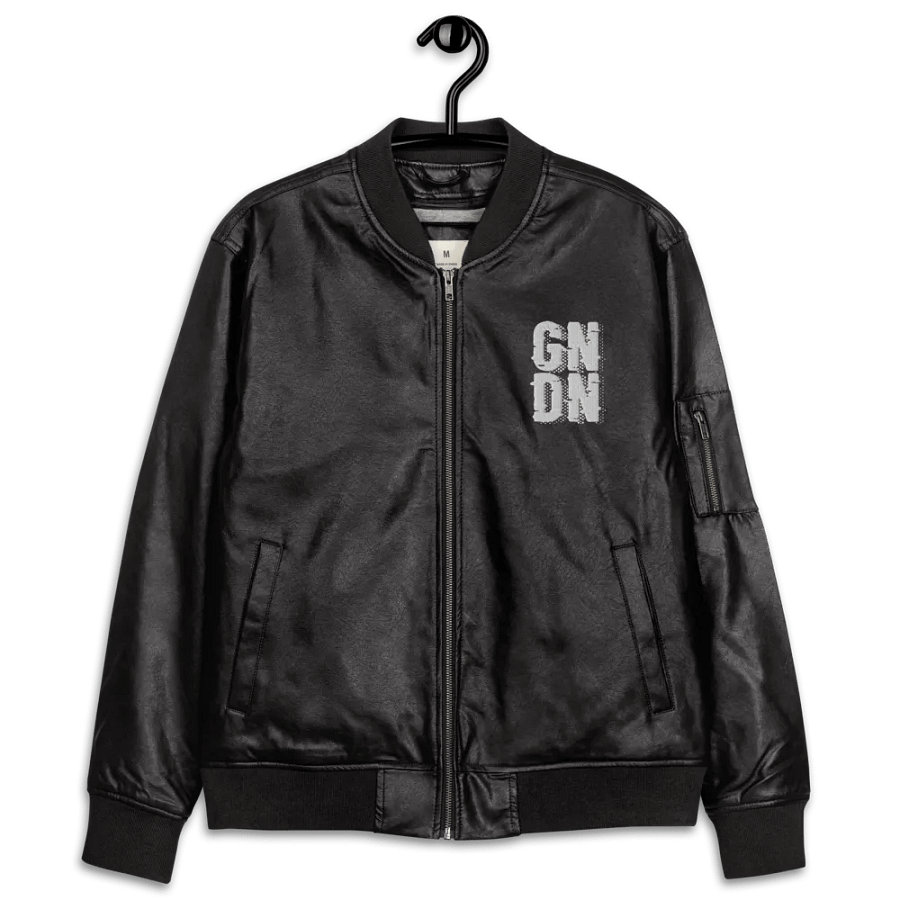 GNDN Leather Bomber Jacket product image (11)